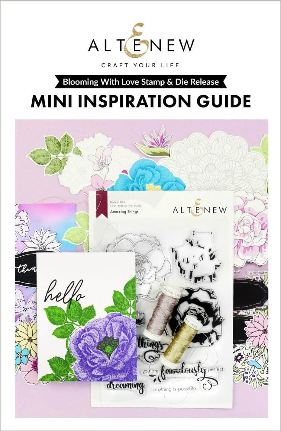 Printed Media Blooming With Love Stamp & Die Release Mini Inspiration Guide