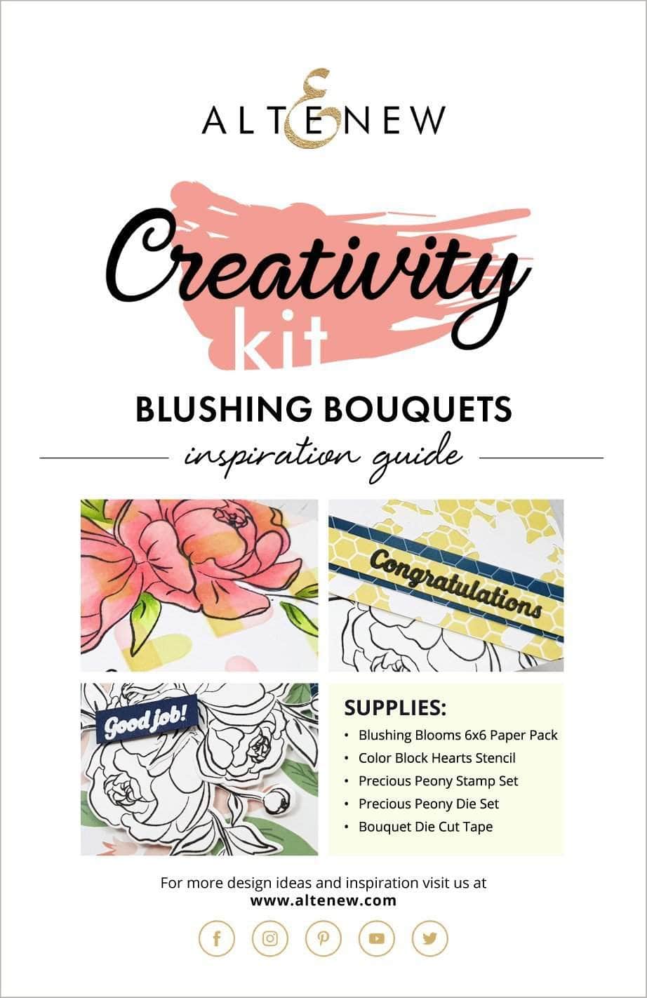 Printed Media Blushing Bouquets Creativity Kit Inspiration Guide