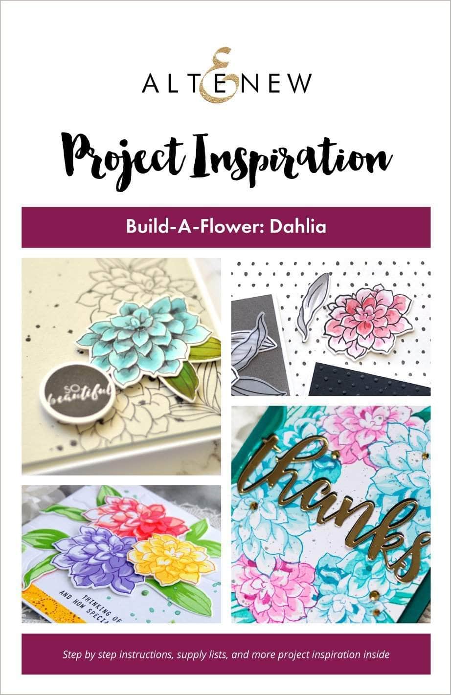 Printed Media Build-A-Flower: Dahlia Project Inspiration Guide