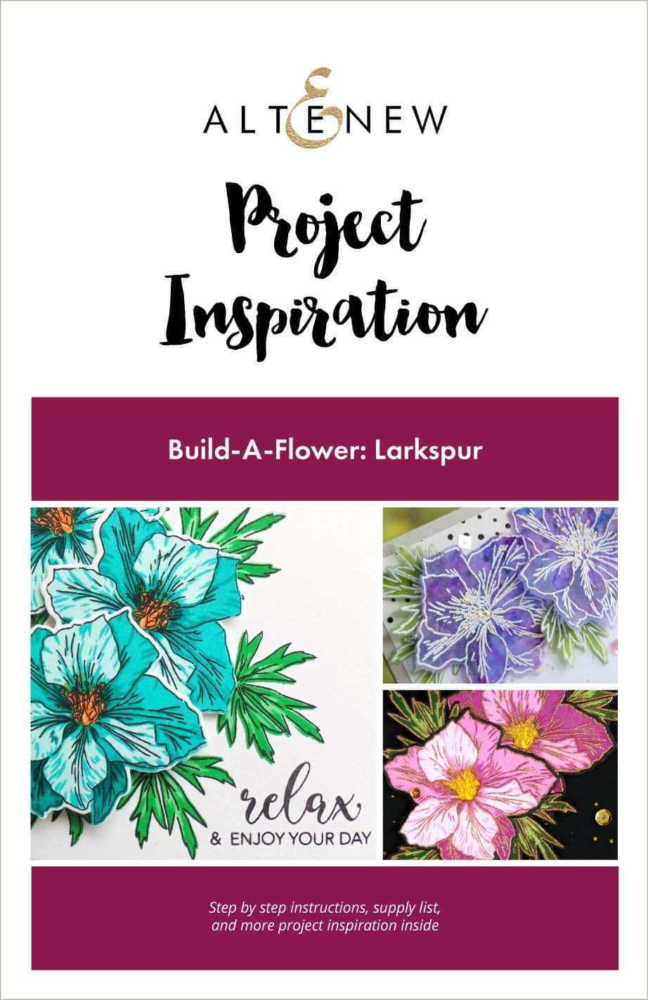 Printed Media Build-A-Flower: Larkspur Project Inspiration Guide