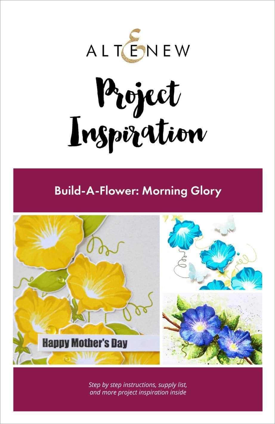 Printed Media Build-A-Flower: Morning Glory Project Inspiration Guide