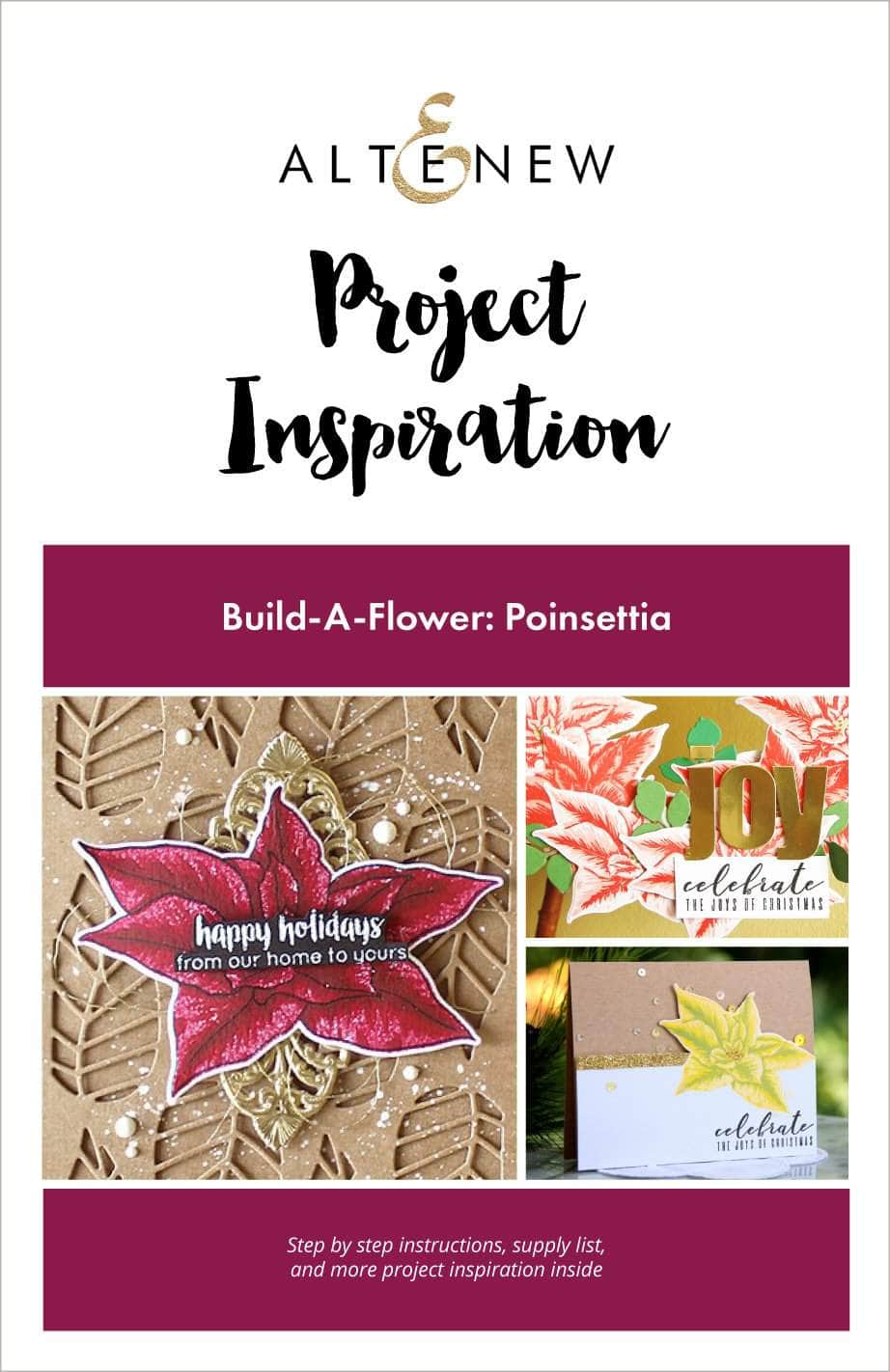 Printed Media Build-A-Flower: Poinsettia Project Inspiration Guide