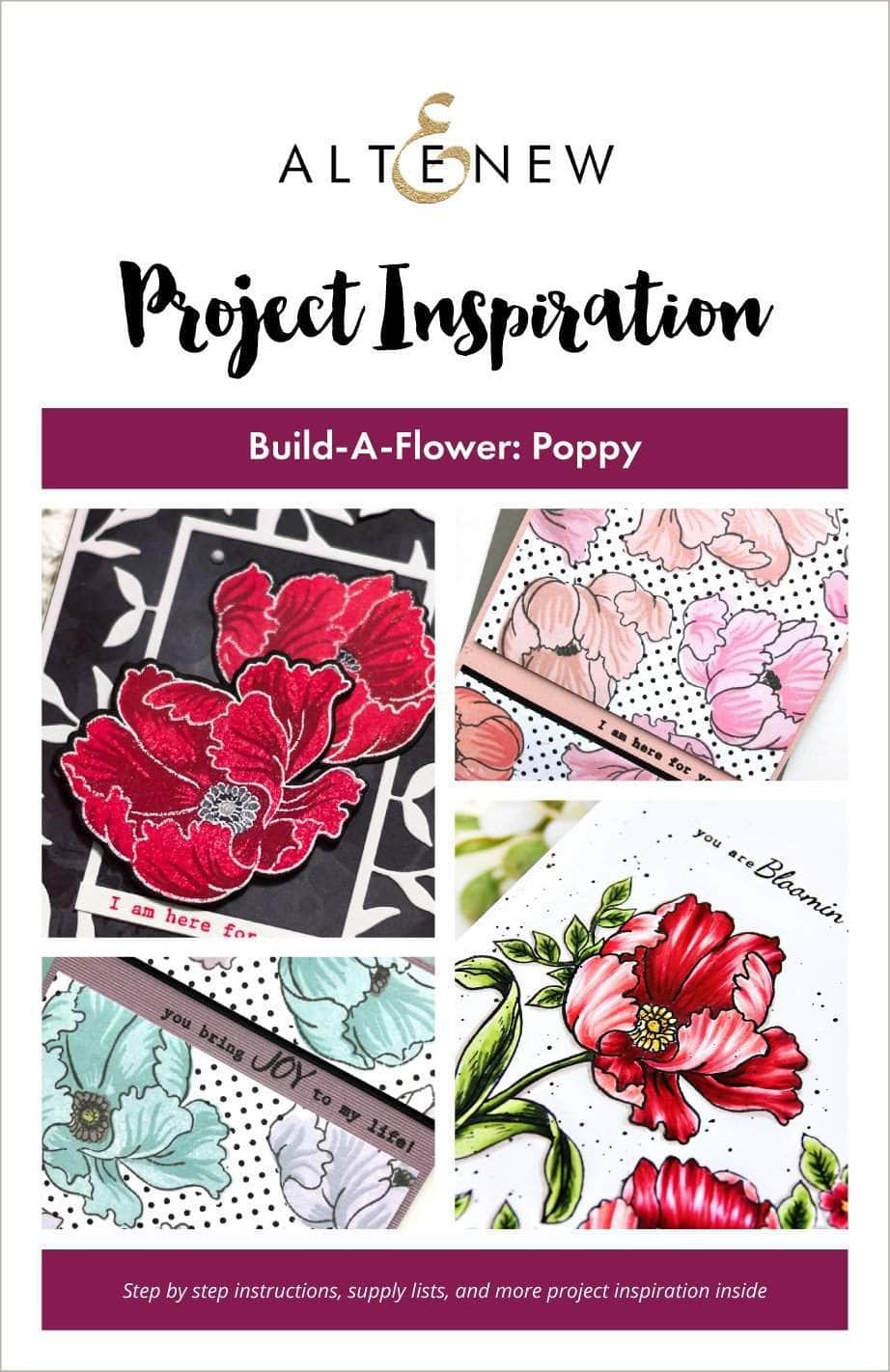 Printed Media Build-A-Flower: Poppy Project Inspiration Guide