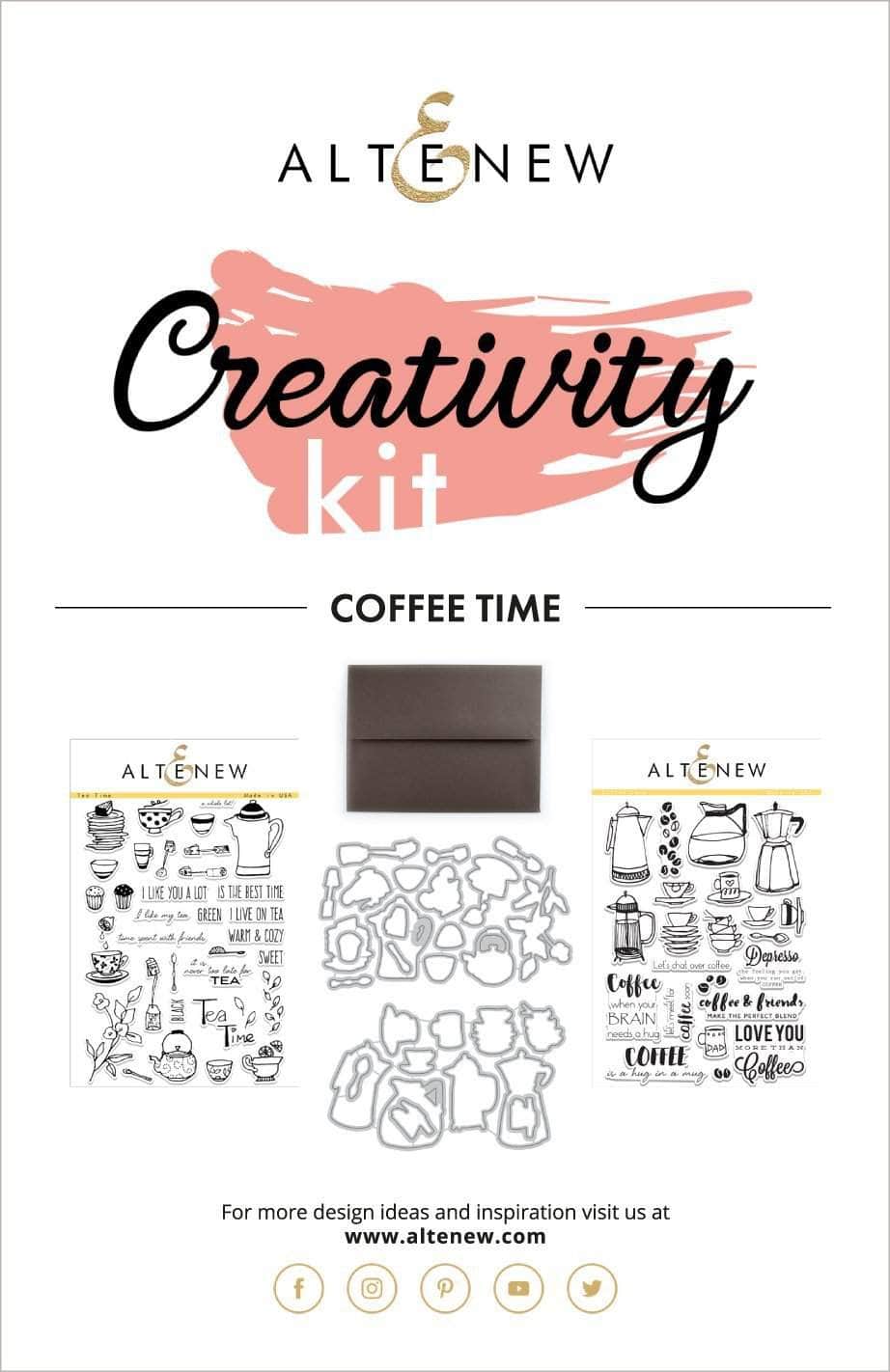 Printed Media Coffee Time Creativity Kit Inspiration Guide