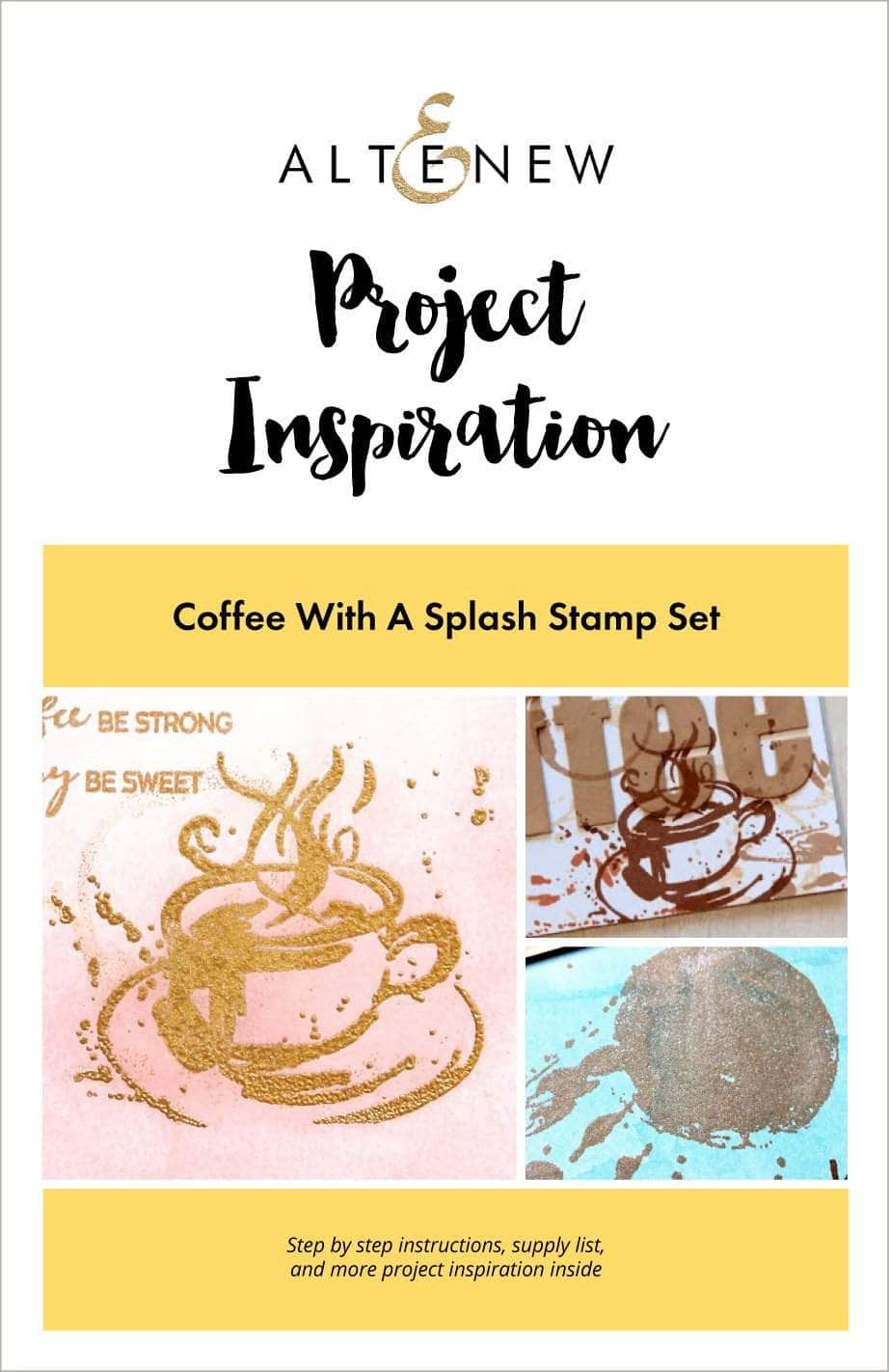 Printed Media Coffee with a Splash Project Inspiration Guide