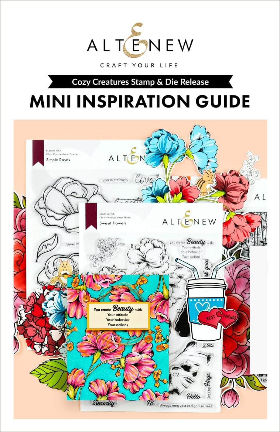 Printed Media Cozy Creatures Stamp & Die Release Mini Inspiration Guide