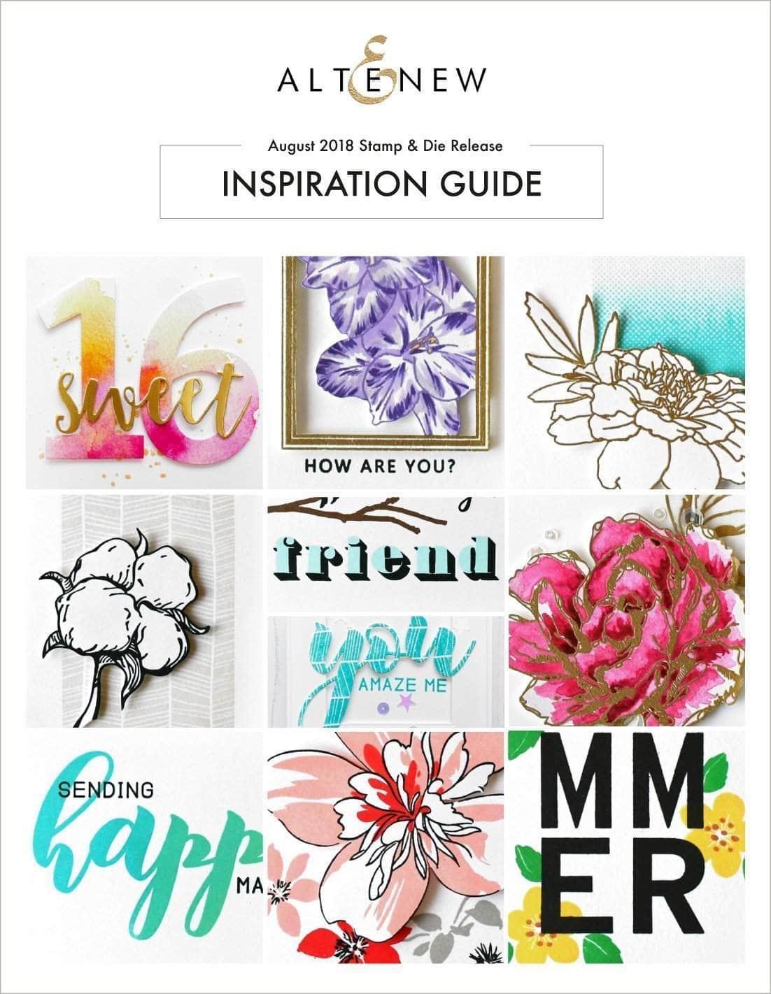 Printed Media Creative Coloring Stamp & Die Release Inspiration Guide