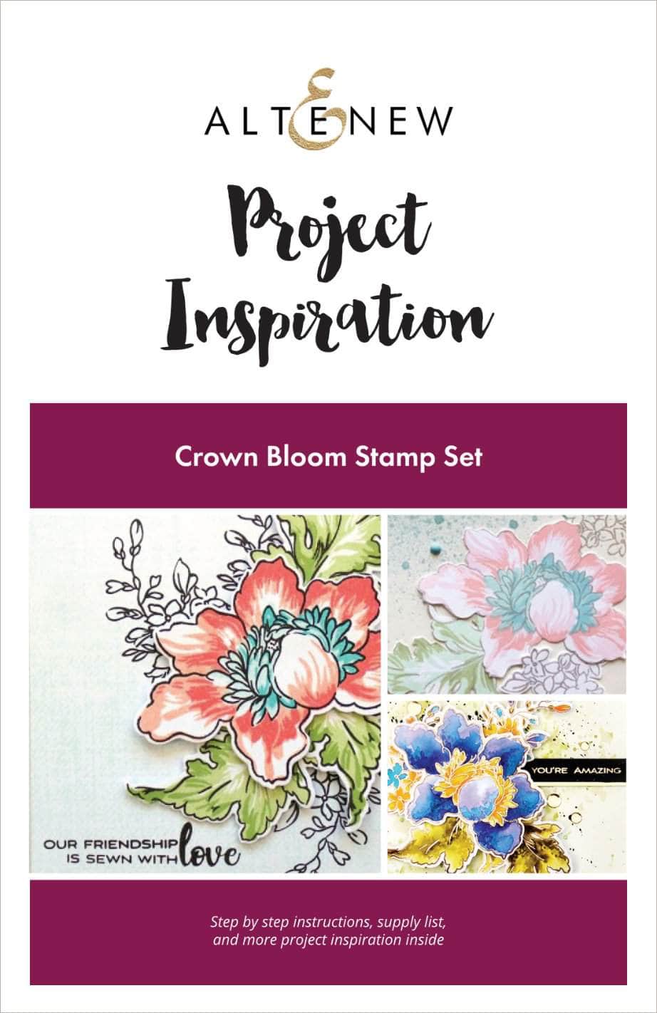 Printed Media Crown Bloom Project Inspiration Guide