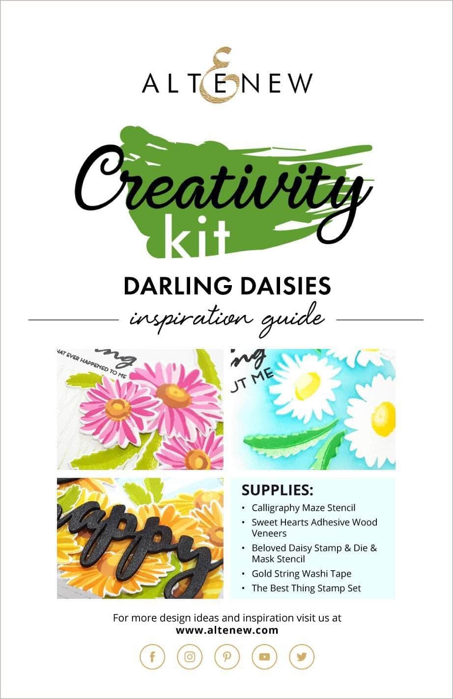Printed Media Darling Daisies Creativity Kit Inspiration Guide