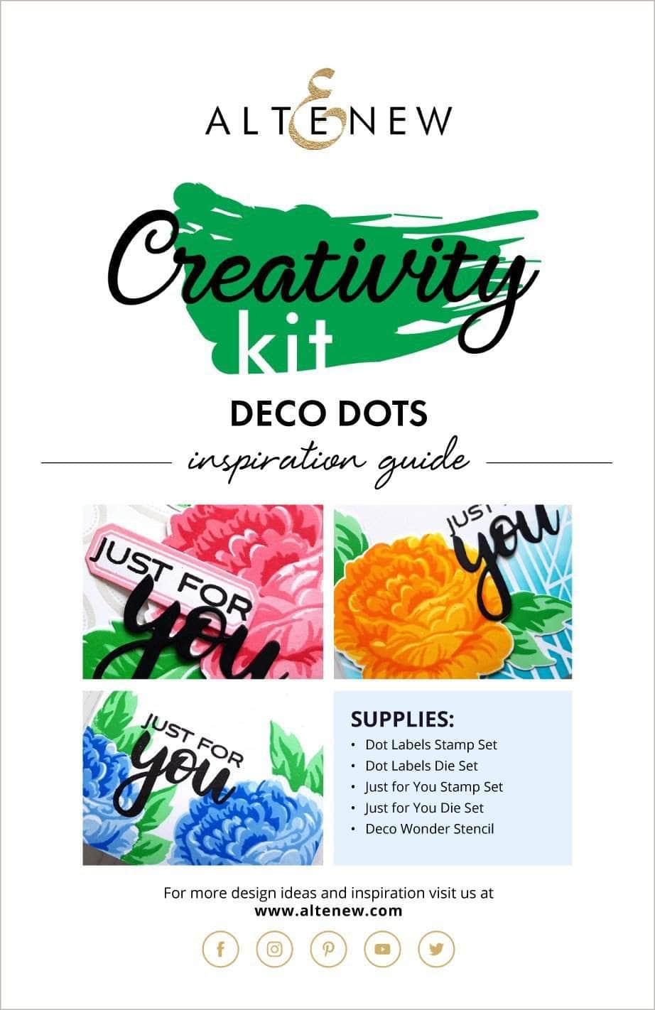 Printed Media Deco Dots Creativity Kit Inspiration Guide