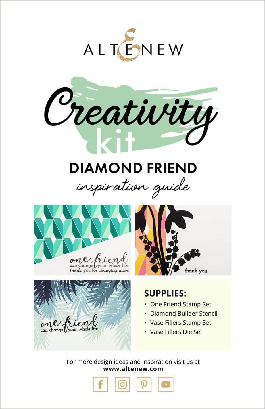 Printed Media Diamond Friend Creativity Kit Inspiration Guide