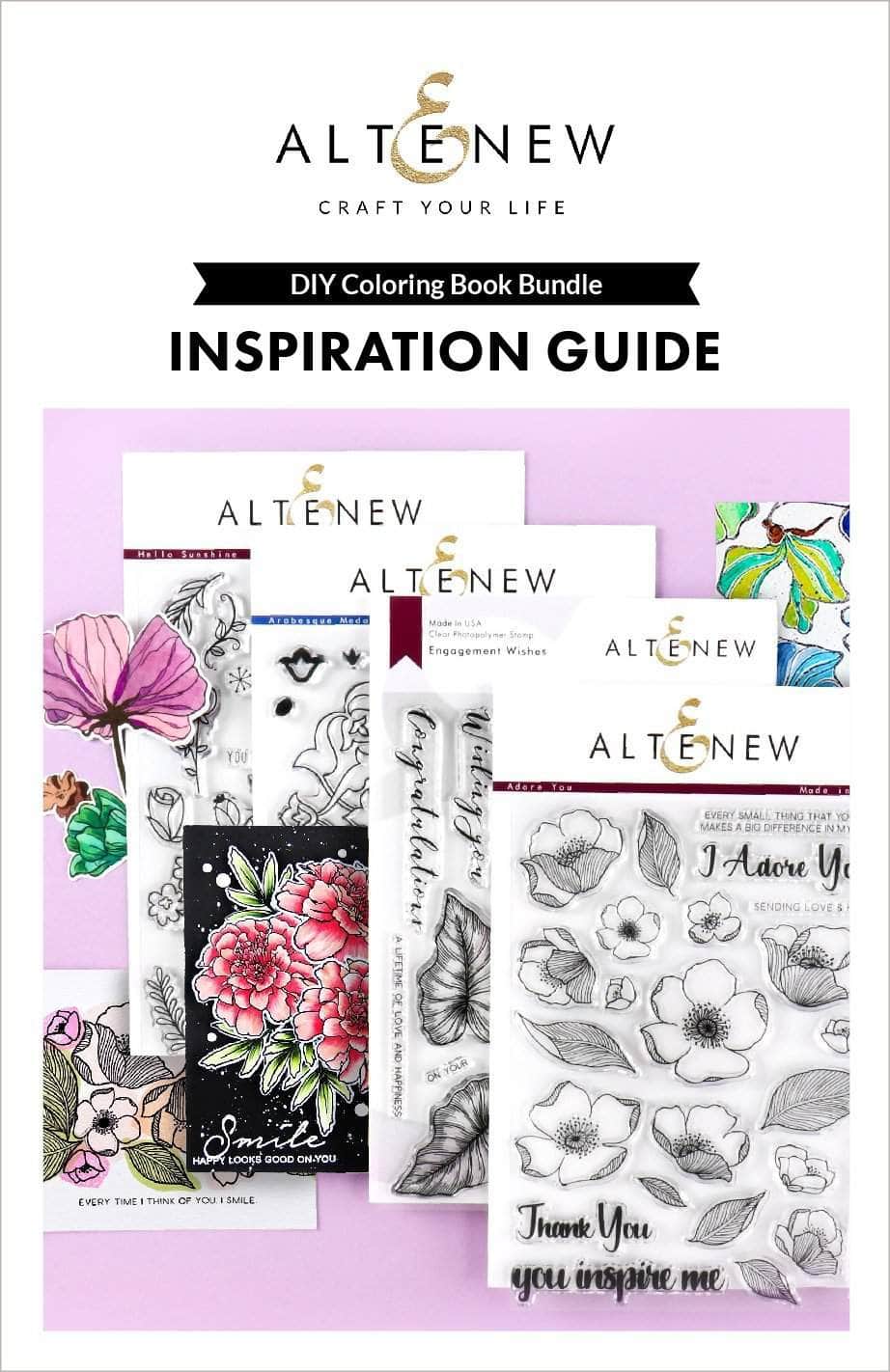 Printed Media DIY Coloring Book Bundle Inspiration Guide