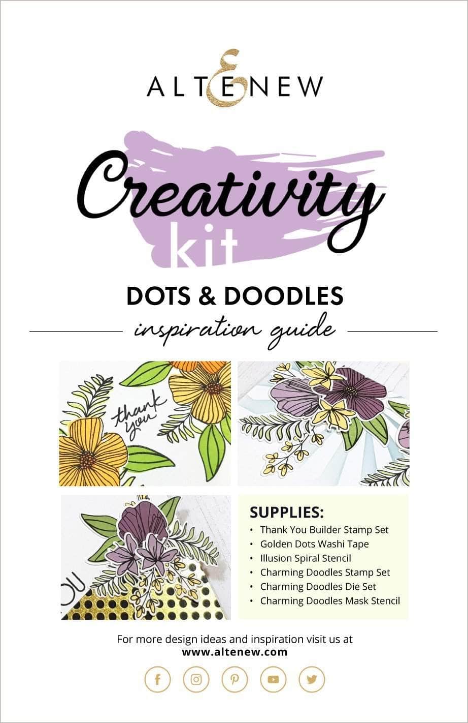 Printed Media Dots & Doodles Creativity Kit Inspiration Guide
