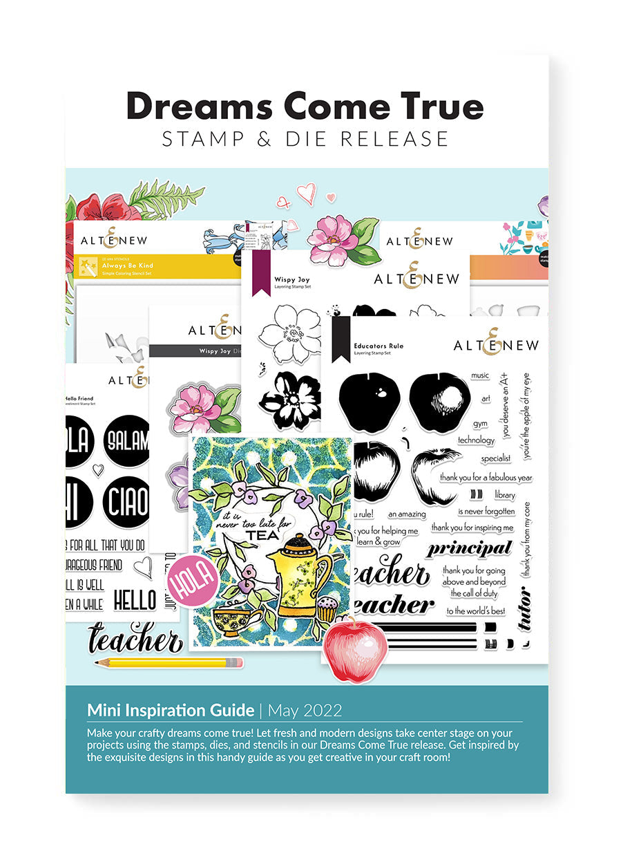 Printed Media Dreams Come True Stamp & Die Release Mini Inspiration Guide