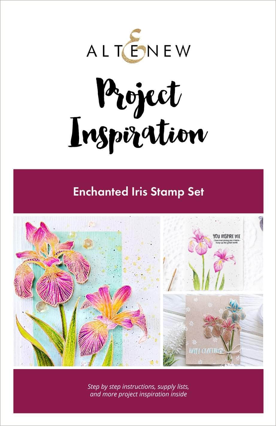Printed Media Enchanted Iris Project Inspiration Guide