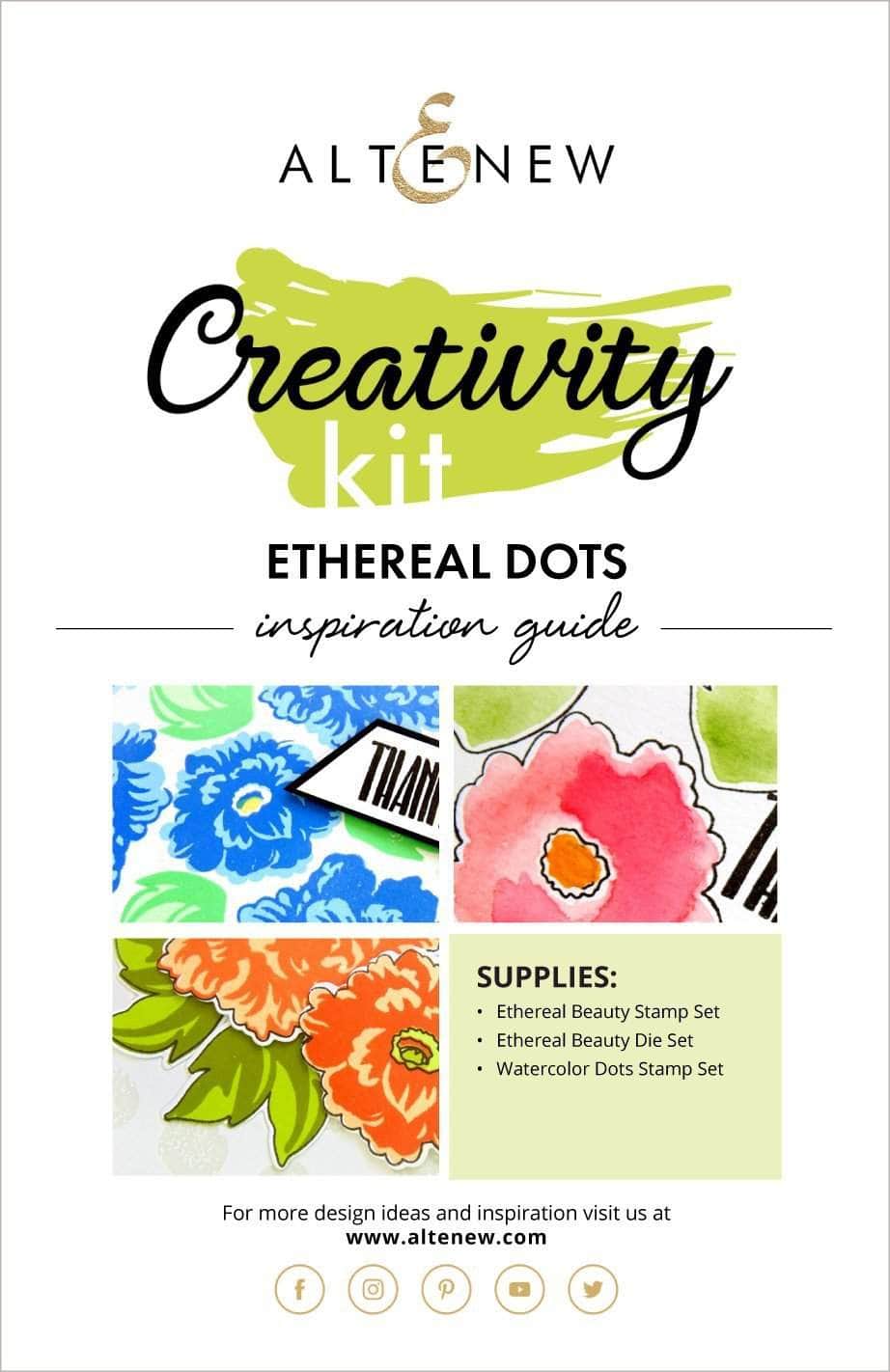 Printed Media Ethereal Dots Creativity Kit Inspiration Guide