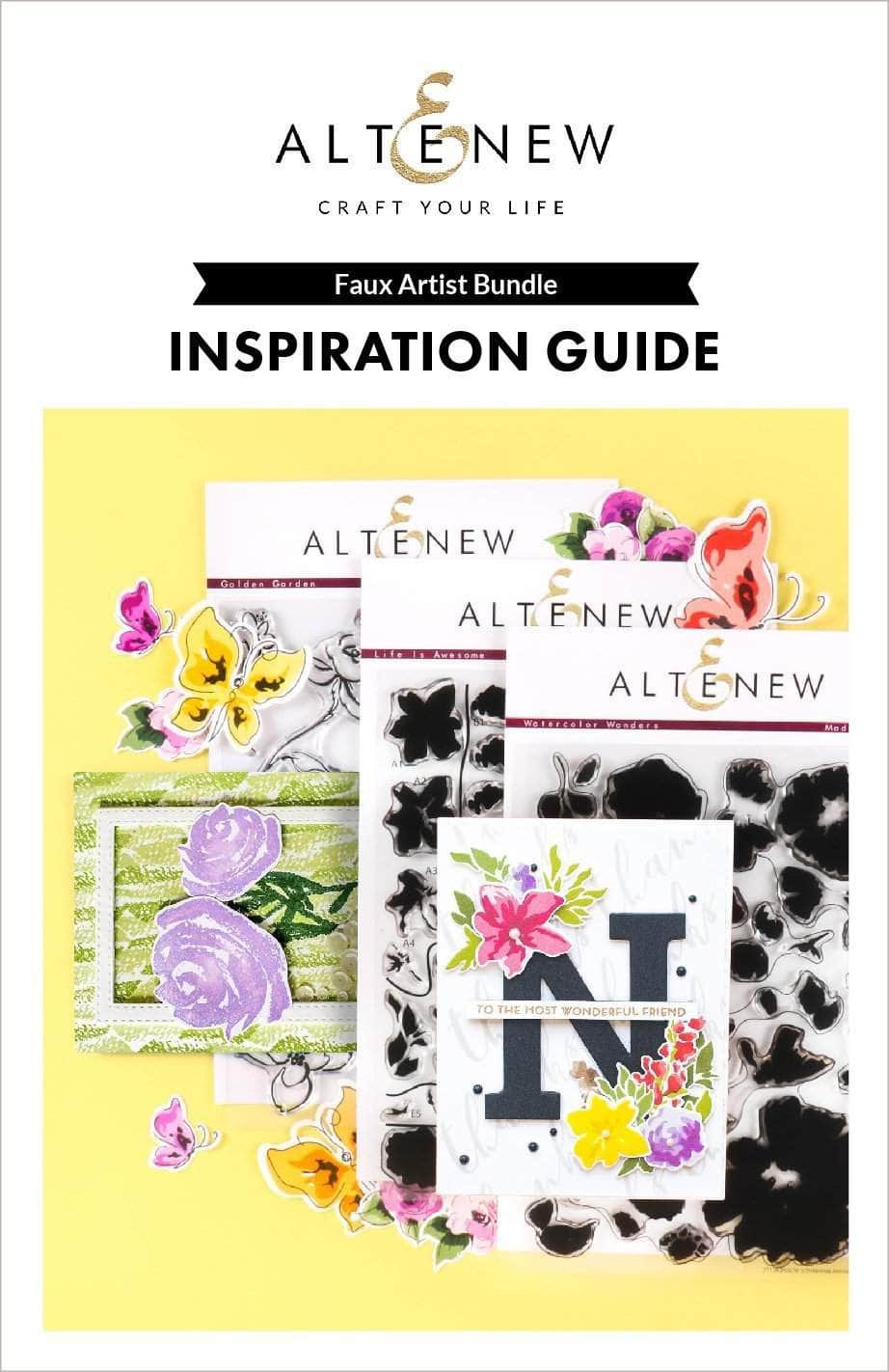 Printed Media Faux Artist Bundle Inspiration Guide