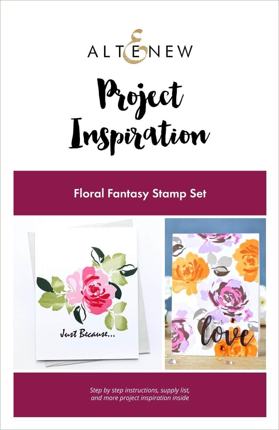 Printed Media Floral Fantasy Project Inspiration Guide