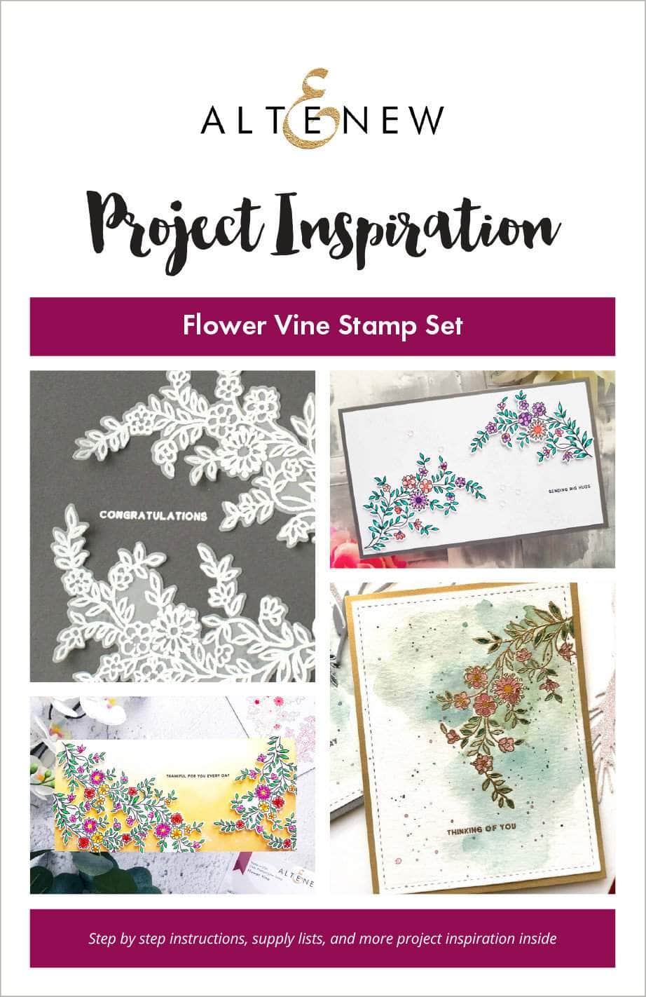 Printed Media Flower Vine Inspiration Guide