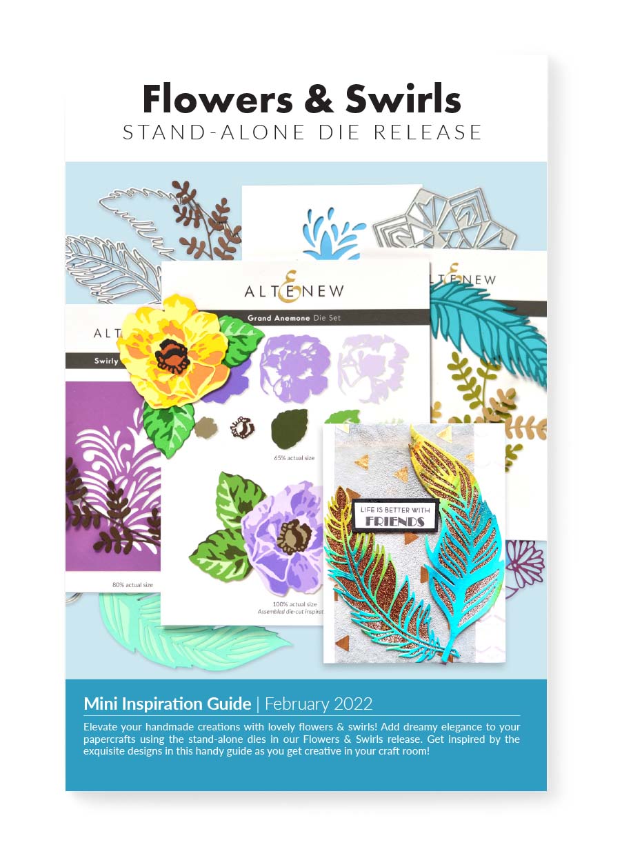 Printed Media Flowers & Swirls Release Mini Inspiration Guide