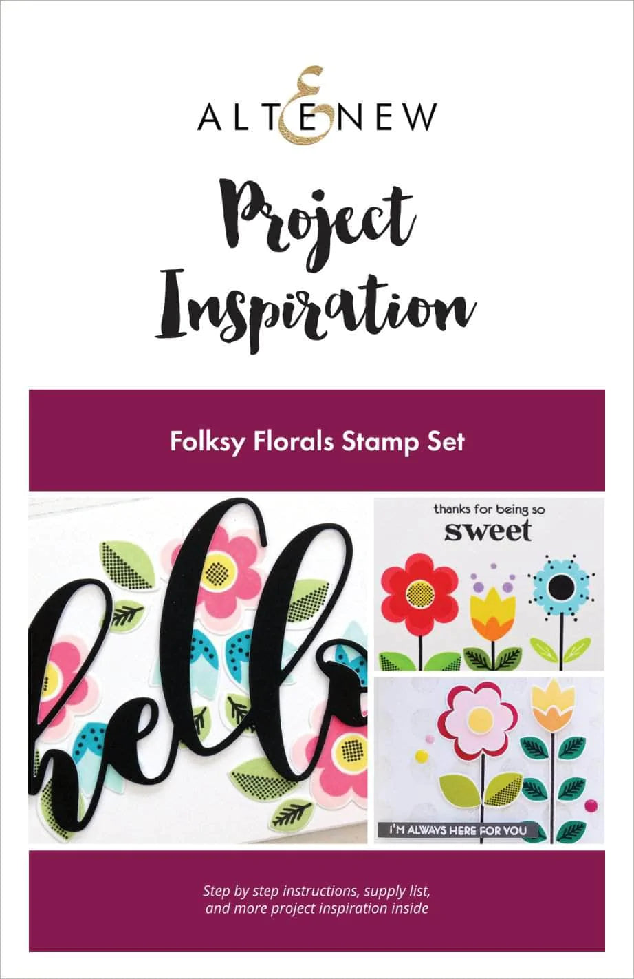 Printed Media Folksy Florals Project Inspiration Guide