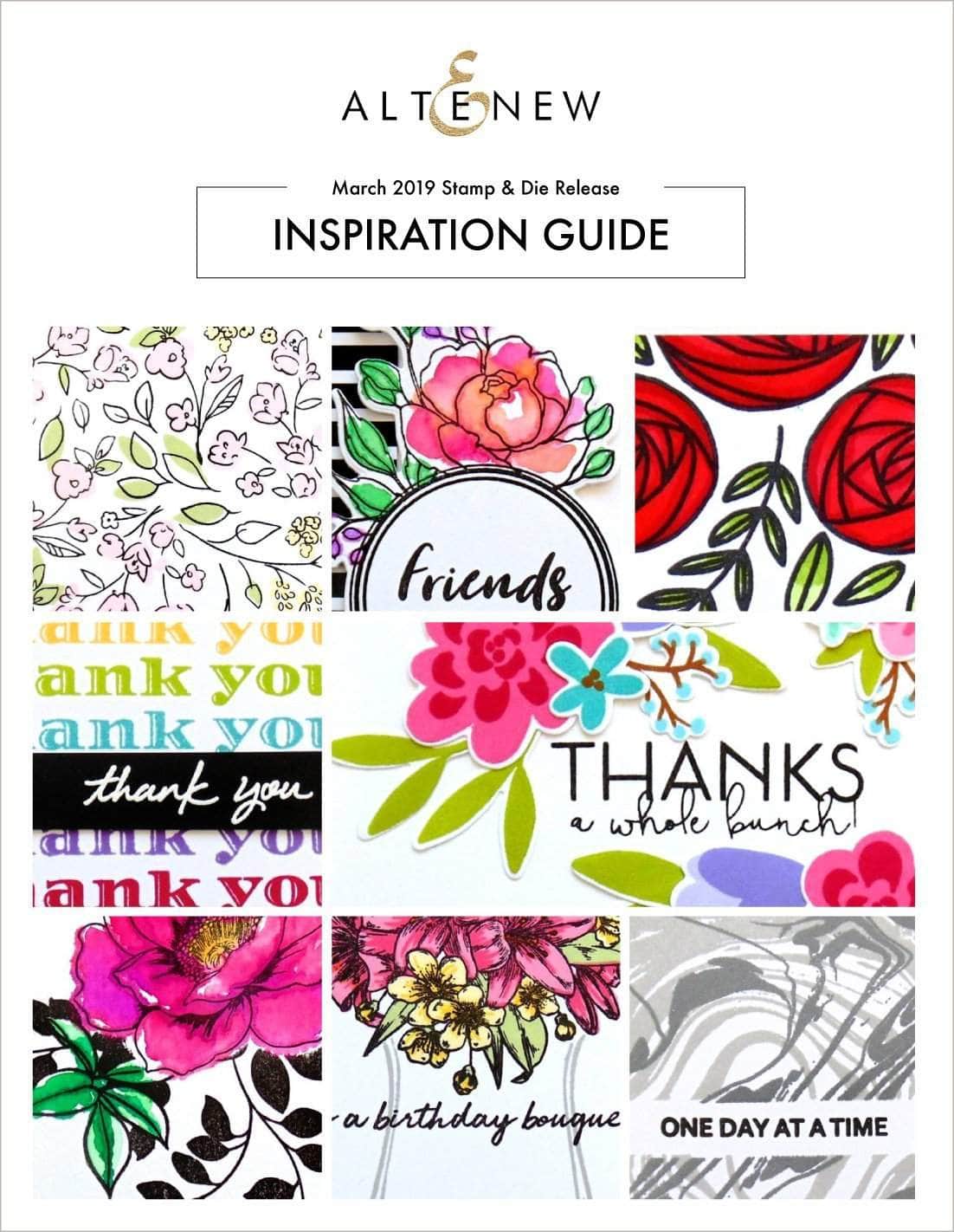 Printed Media Fond Appreciation Stamp & Die Release Inspiration Guide