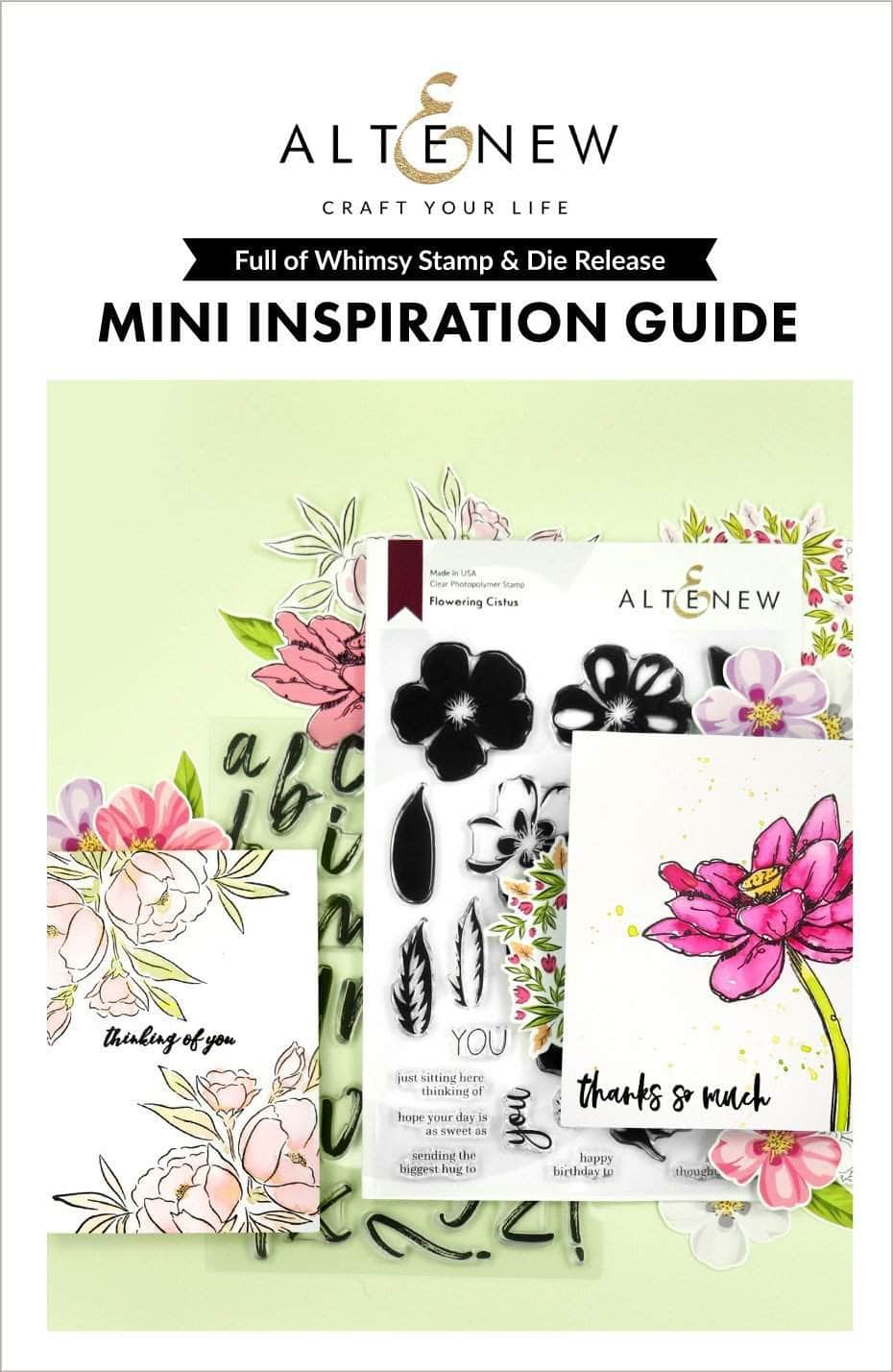 Printed Media Full of Whimsy Stamp & Die Release Mini Inspiration Guide