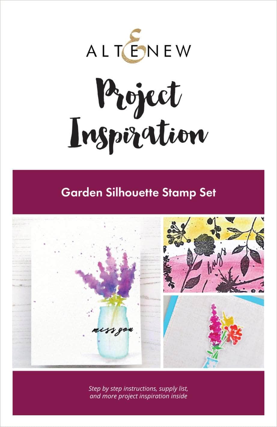 Printed Media Garden Silhouette Project Inspiration Guide