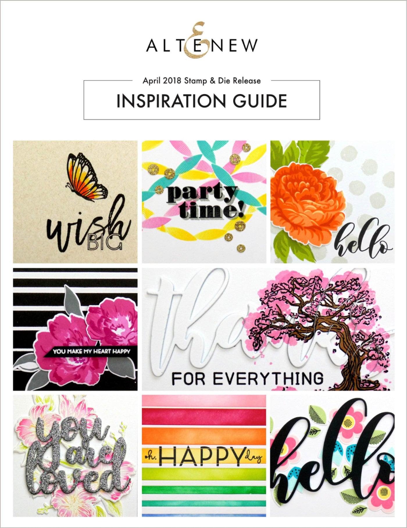 Printed Media Geo Florals Release Inspiration Guide