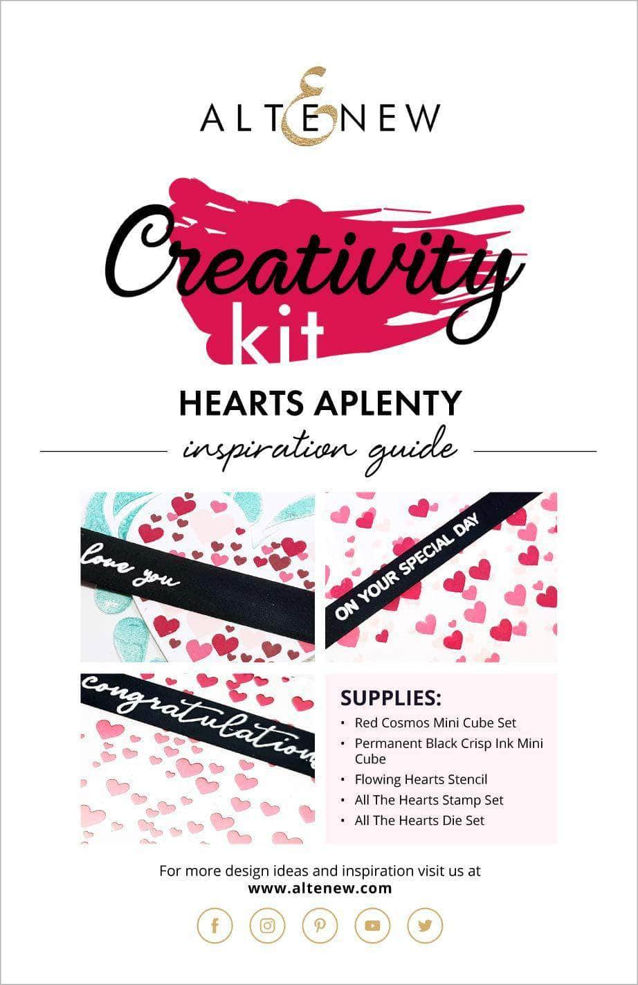 Printed Media Hearts A Plenty Creativity Kit Inspiration Guide