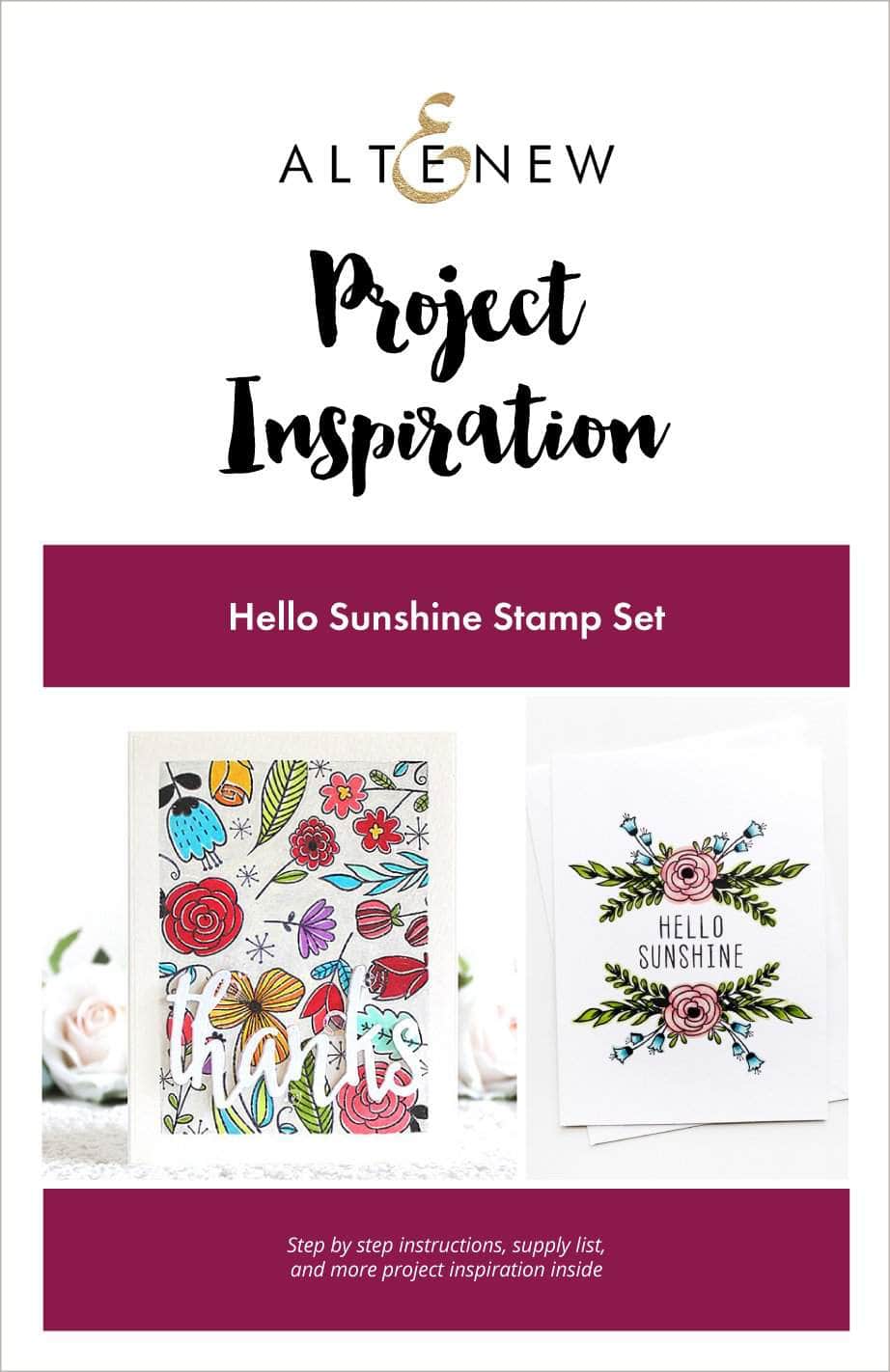Printed Media Hello Sunshine Project Inspiration Guide