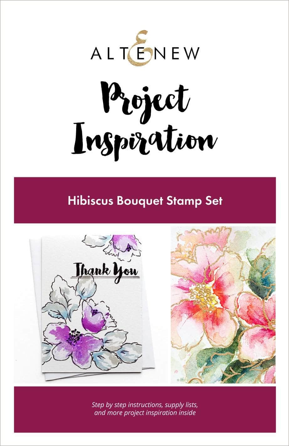Printed Media Hibiscus Bouquet Project Inspiration Guide