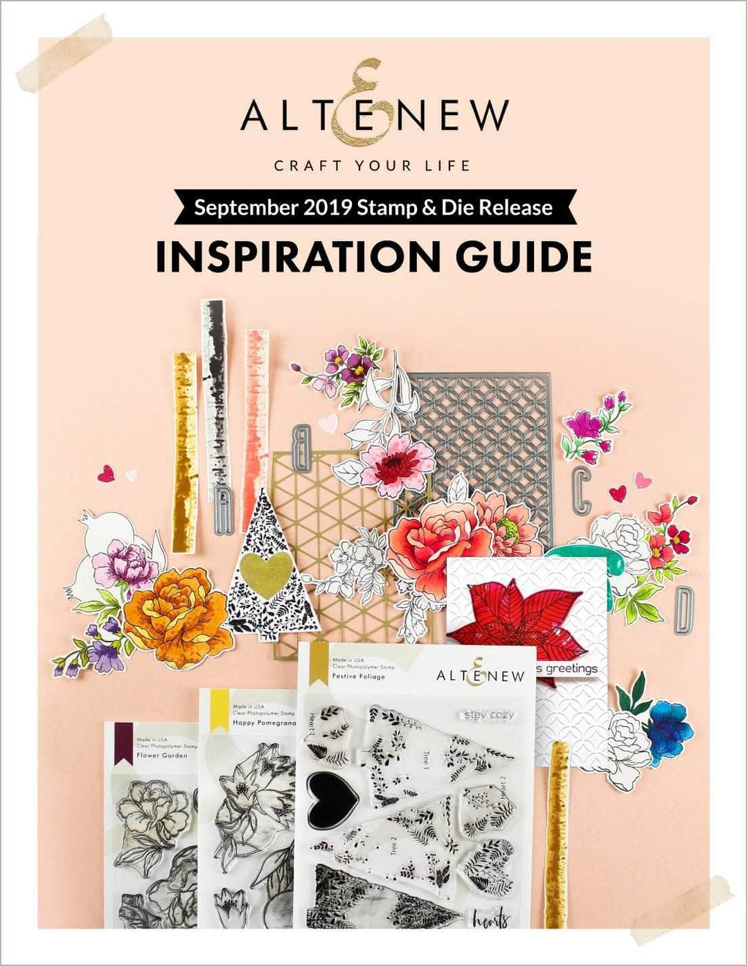 Printed Media Holiday Friendship Stamp & Die Release Inspiration Guide