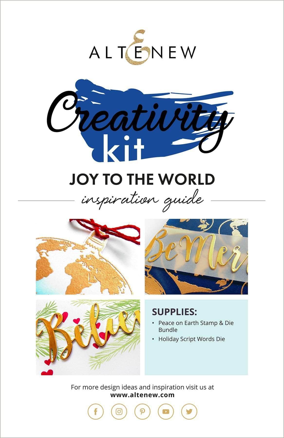 Printed Media Joy To The World Creativity Kit Inspiration Guide