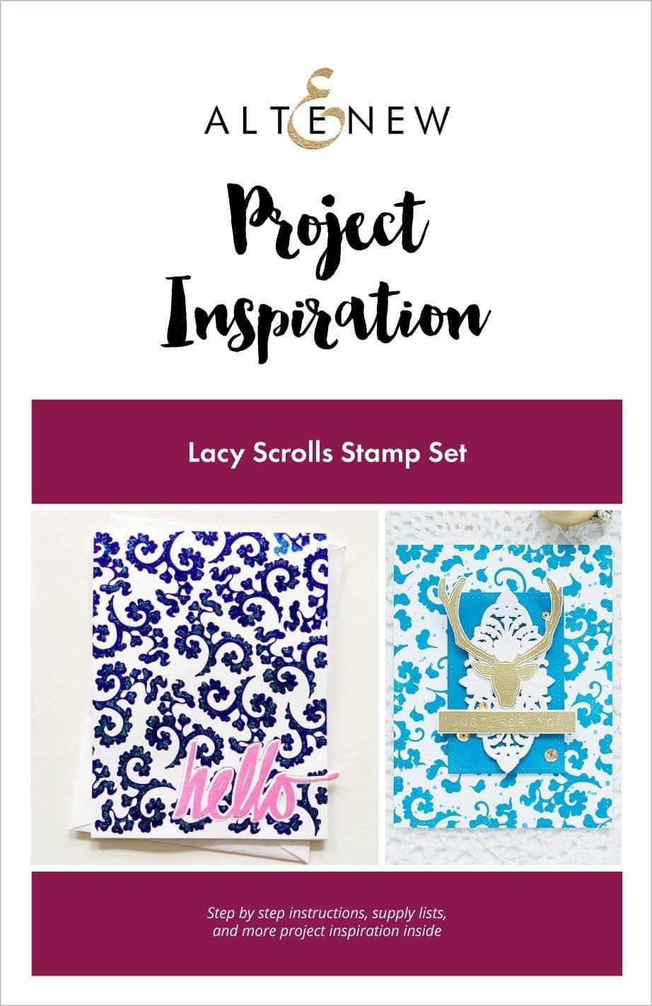 Printed Media Lacy Scrolls Project Inspiration Guide