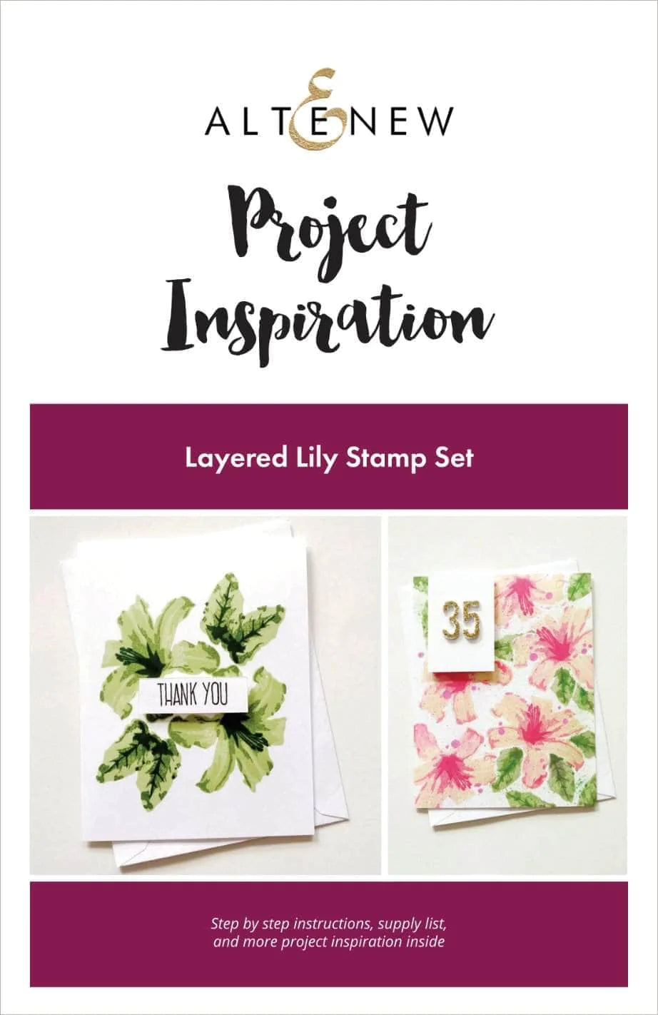 Printed Media Layered Lily Project Inspiration Guide
