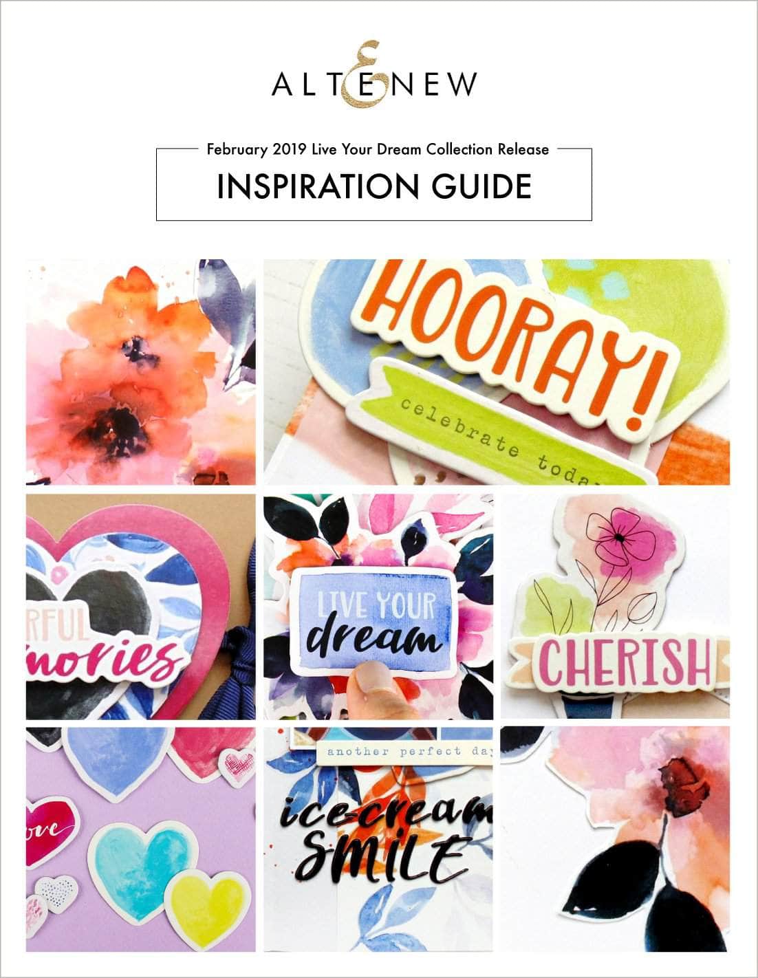 Printed Media Live Your Dream Scrapbook Collection Release Inspiration Guide
