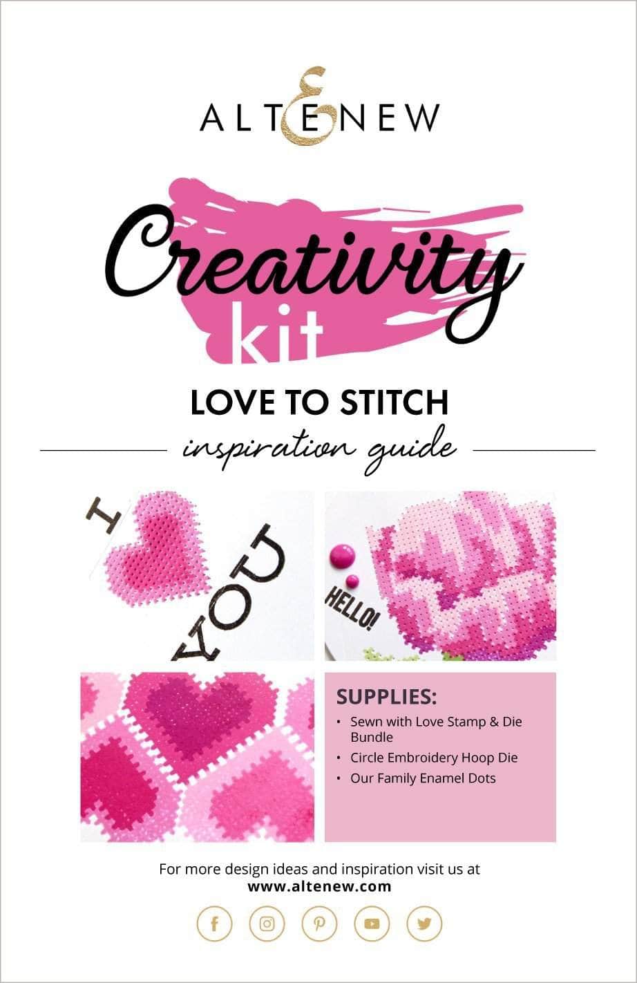 Printed Media Love To Stitch Creativity Kit Inspiration Guide