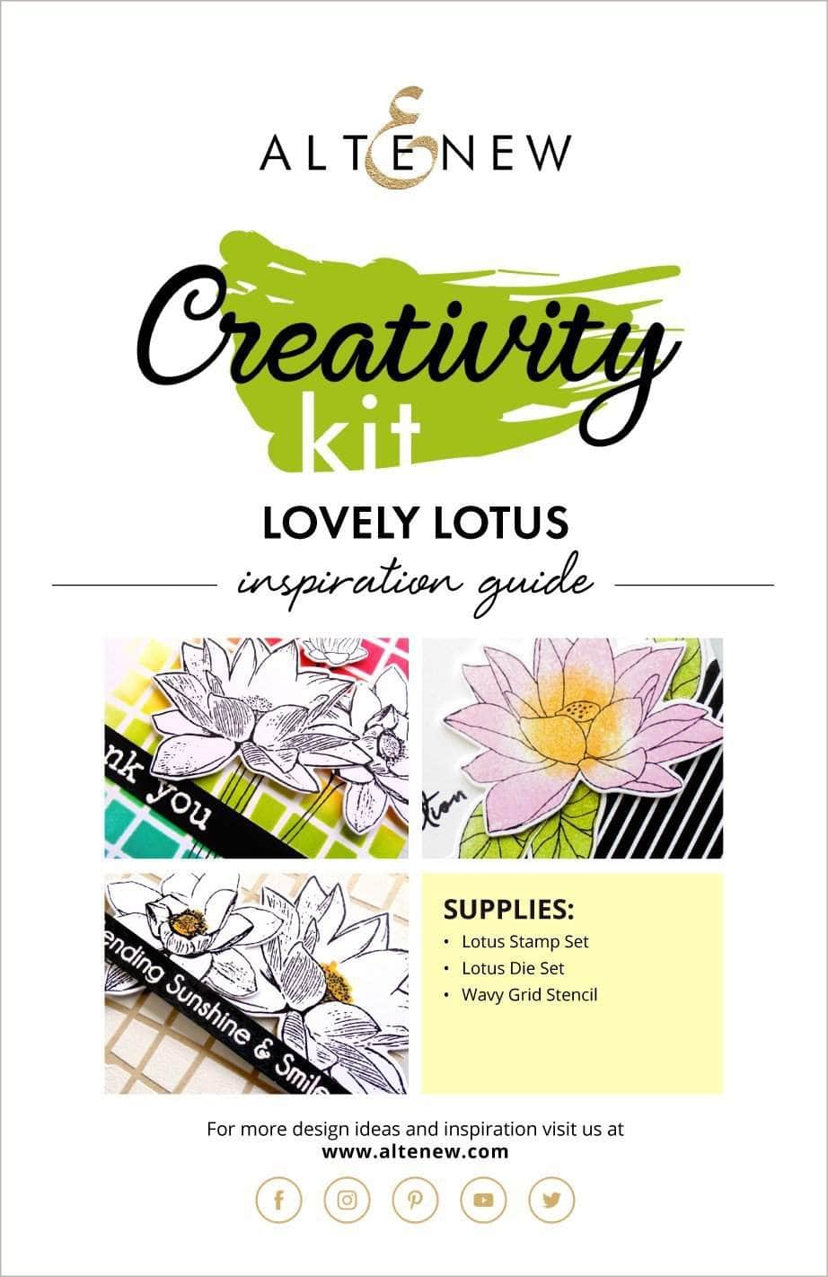 Printed Media Lovely Lotus Creativity Kit Inspiration Guide