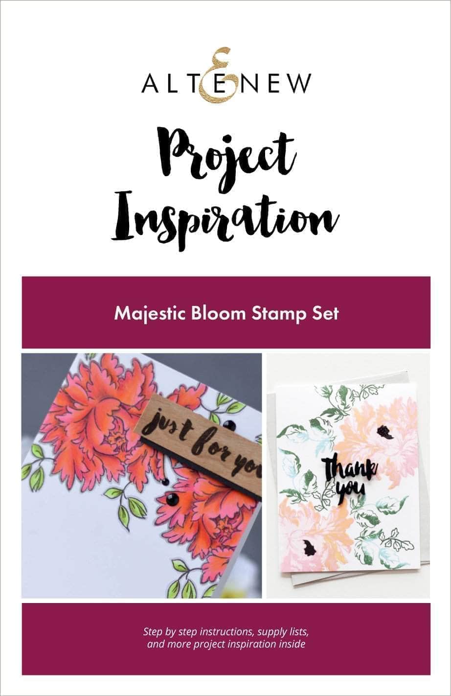 Printed Media Majestic Bloom Project Inspiration Guide