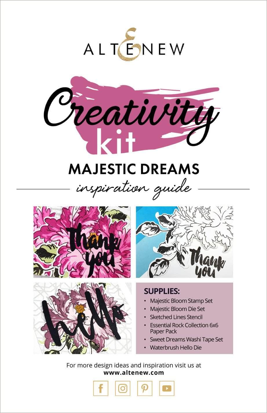 Printed Media Majestic Dreams Creativity Kit Inspiration Guide
