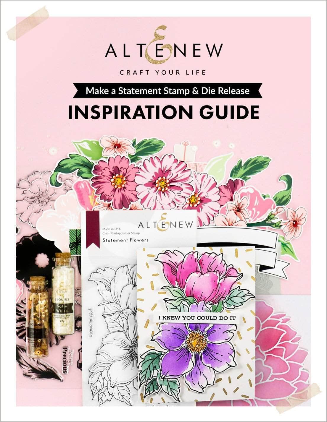 Printed Media Make a Statement Stamp & Die Release Inspiration Guide