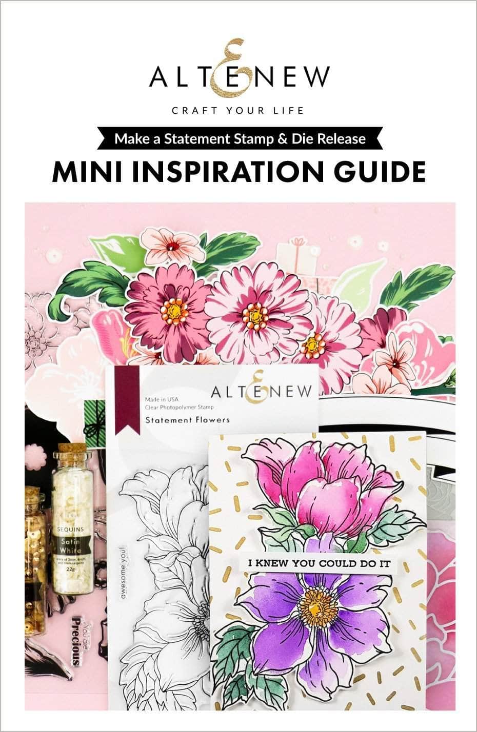 Printed Media Make a Statement Stamp & Die Release Mini Inspiration Guide