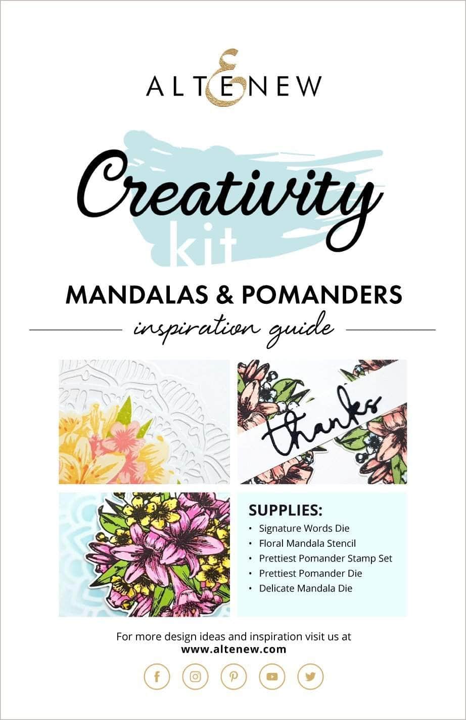 Printed Media Mandalas & Pomanders Creativity Kit Inspiration Guide