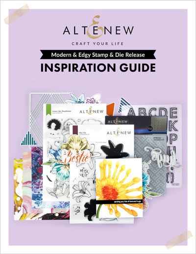 Printed Media Modern & Edgy Stamp & Die Release Inspiration Guide