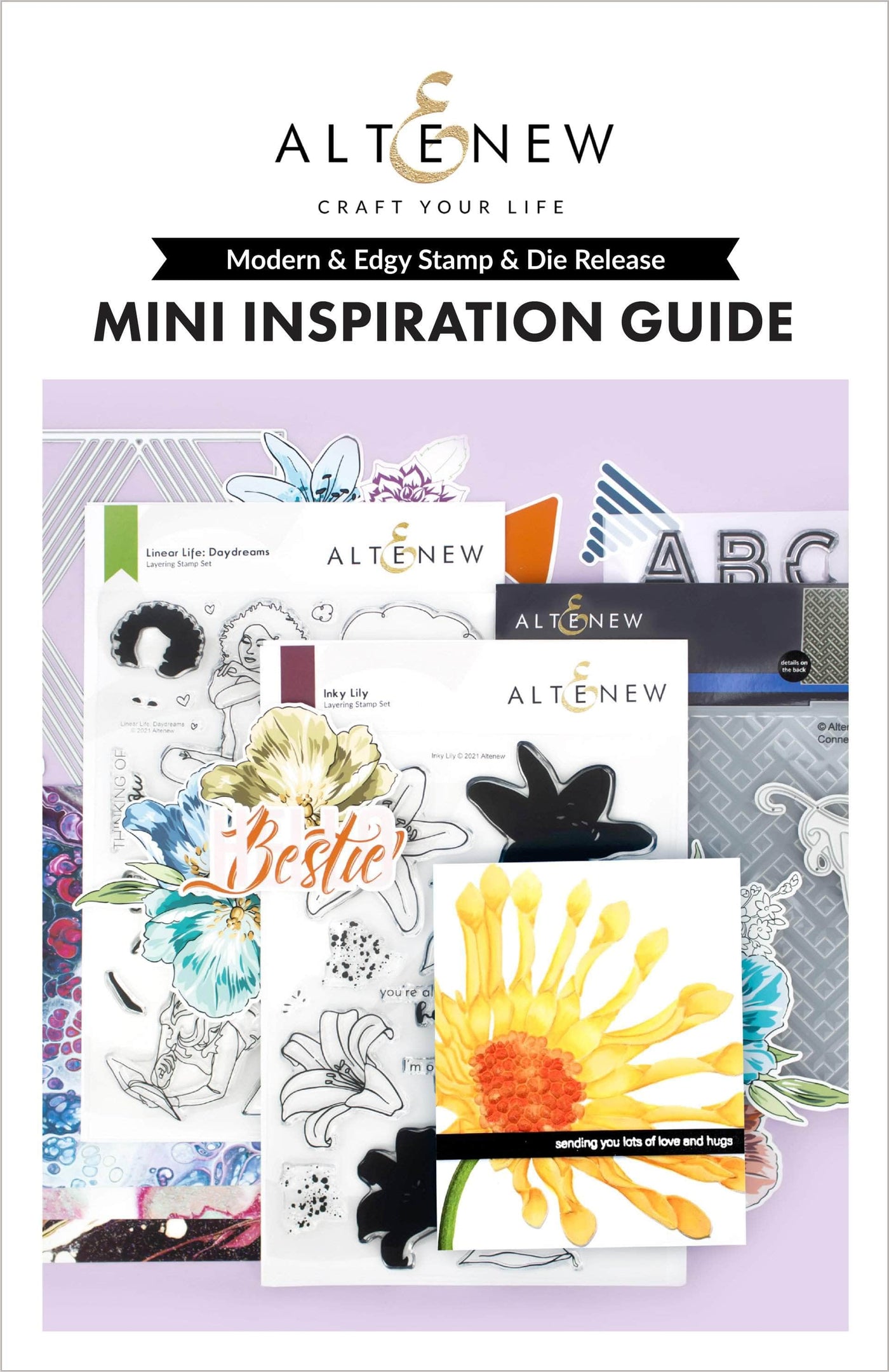 Printed Media Modern & Edgy Stamp & Die Release Mini Inspiration Guide