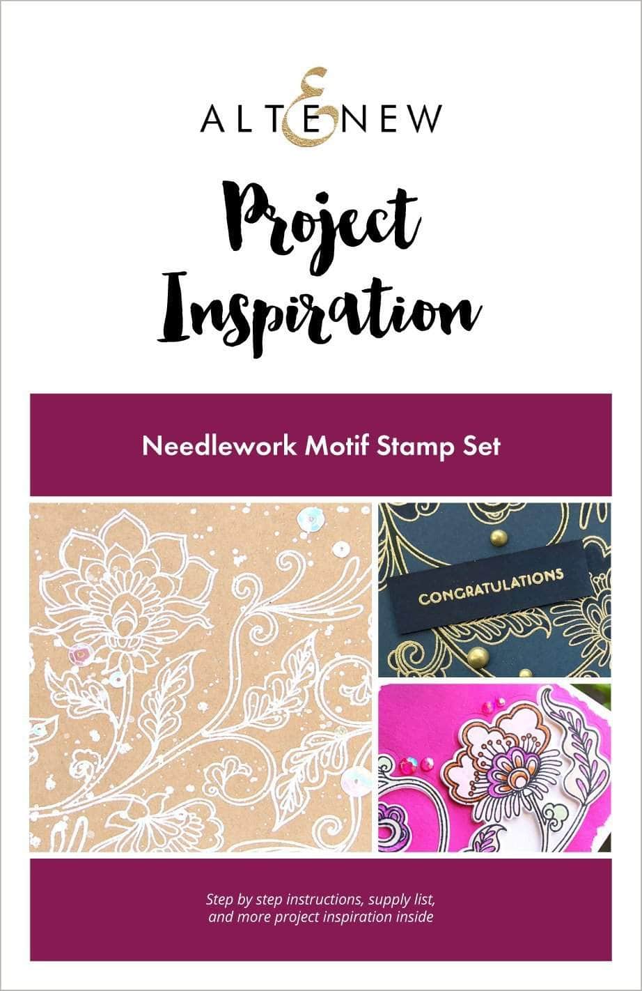 Printed Media Needlework Motif Project Inspiration Guide