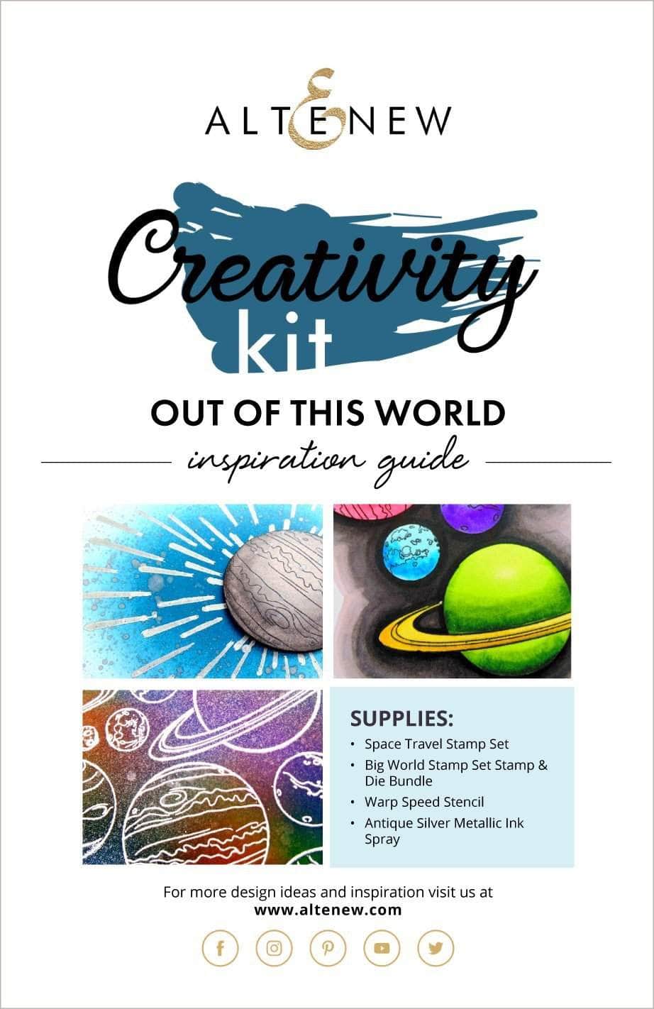 Printed Media Out of This World Creativity Kit Inspiration Guide