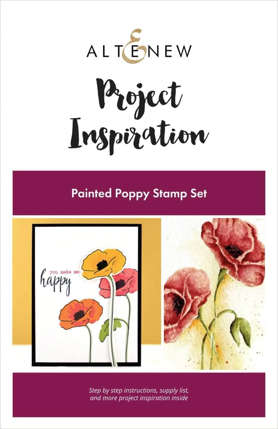 Printed Media Painted Poppy Project Inspiration Guide