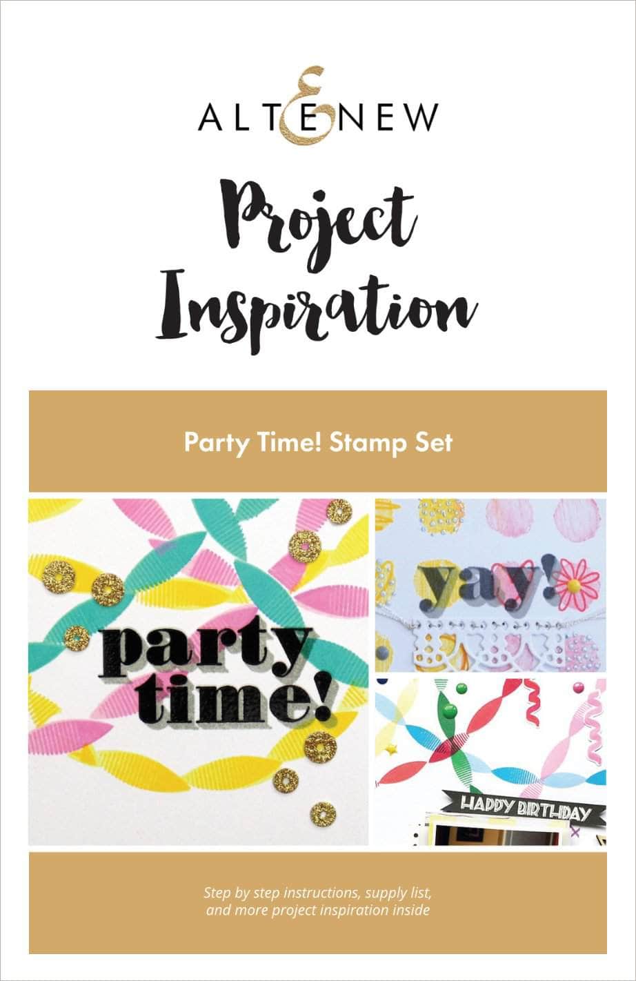 Printed Media Party Time Project Inspiration Guide